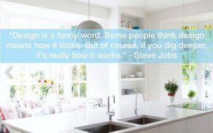 Quote about Design from Steve Jobs